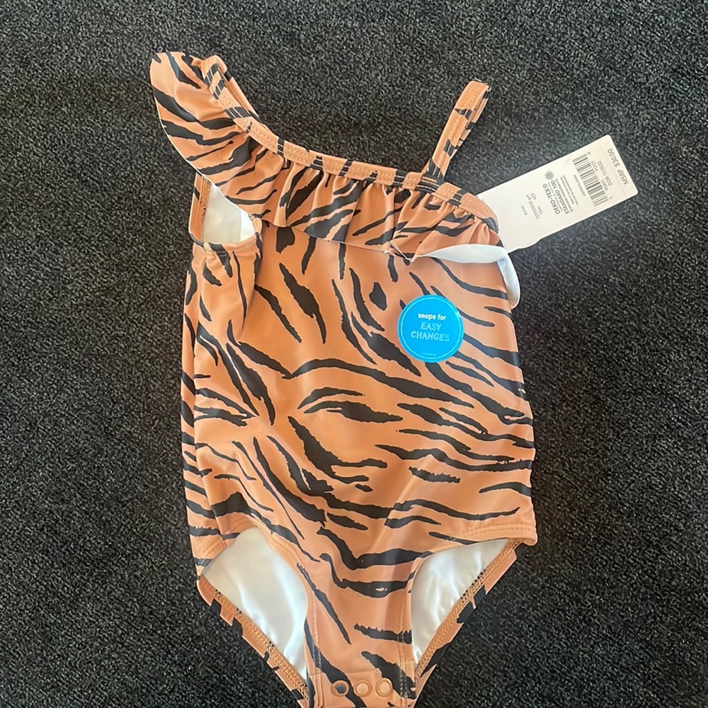 Animal print carters baby swim